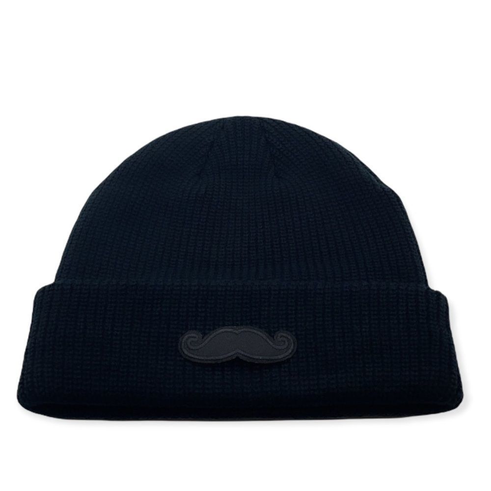 NWT Wool + Pepper Co. Mustache Unisex Beanie Hat